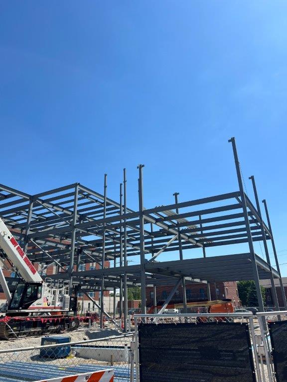 Structural steel fabrication